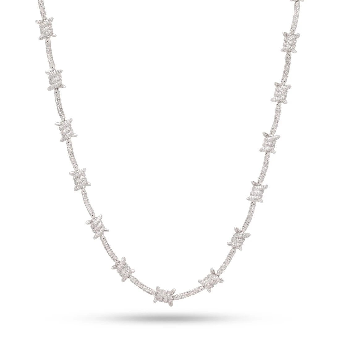 10mm Iced Barbed Wire Chain 4 10mm Iced Barbed Wire Chain - Image 4