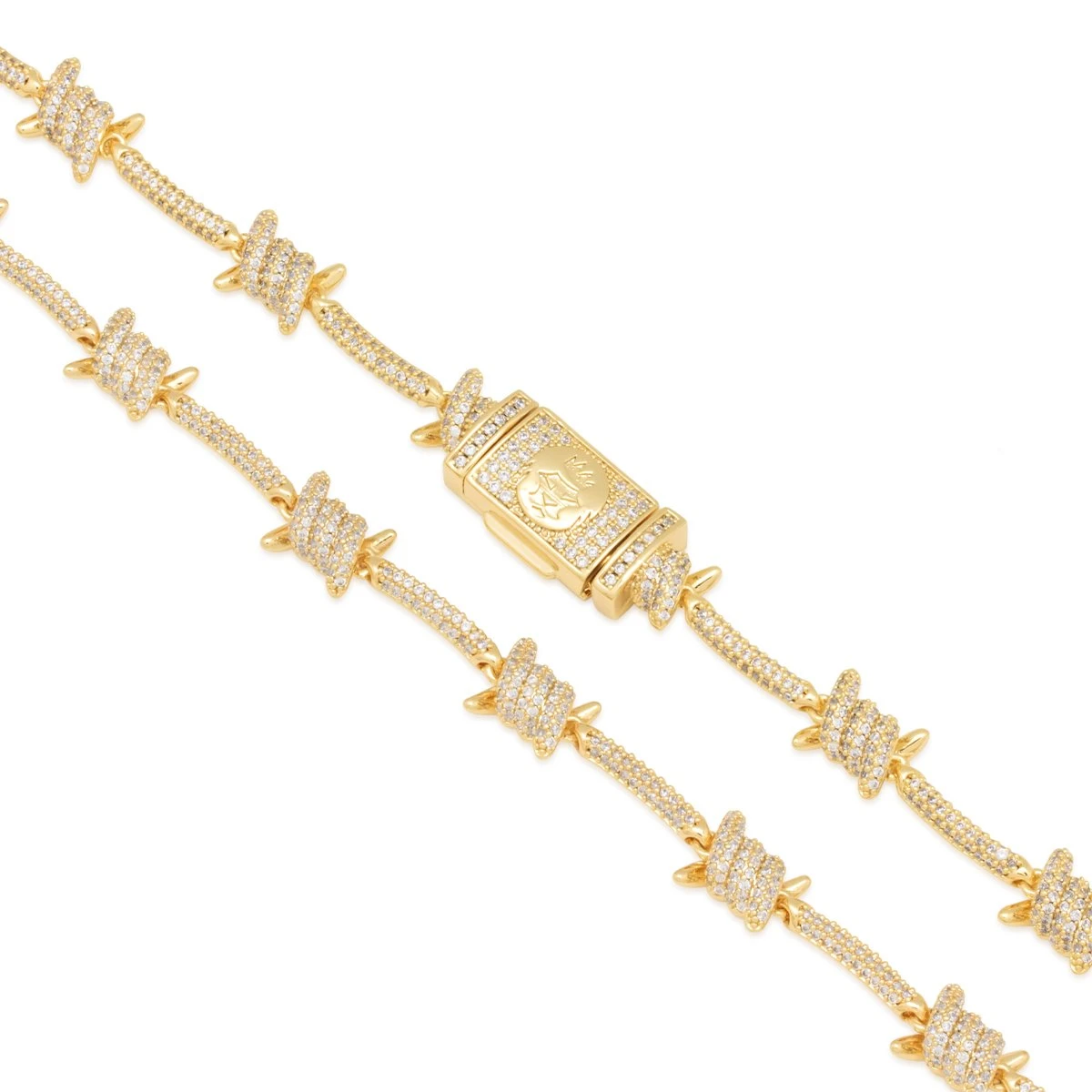 10mm Iced Barbed Wire Chain 3 10mm Iced Barbed Wire Chain - Image 3