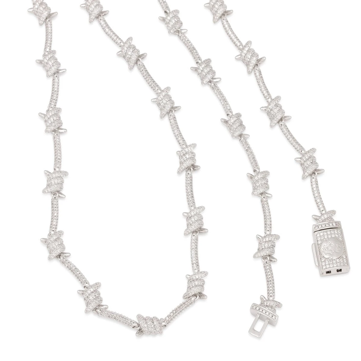 10mm Iced Barbed Wire Chain 5 10mm Iced Barbed Wire Chain - Image 5