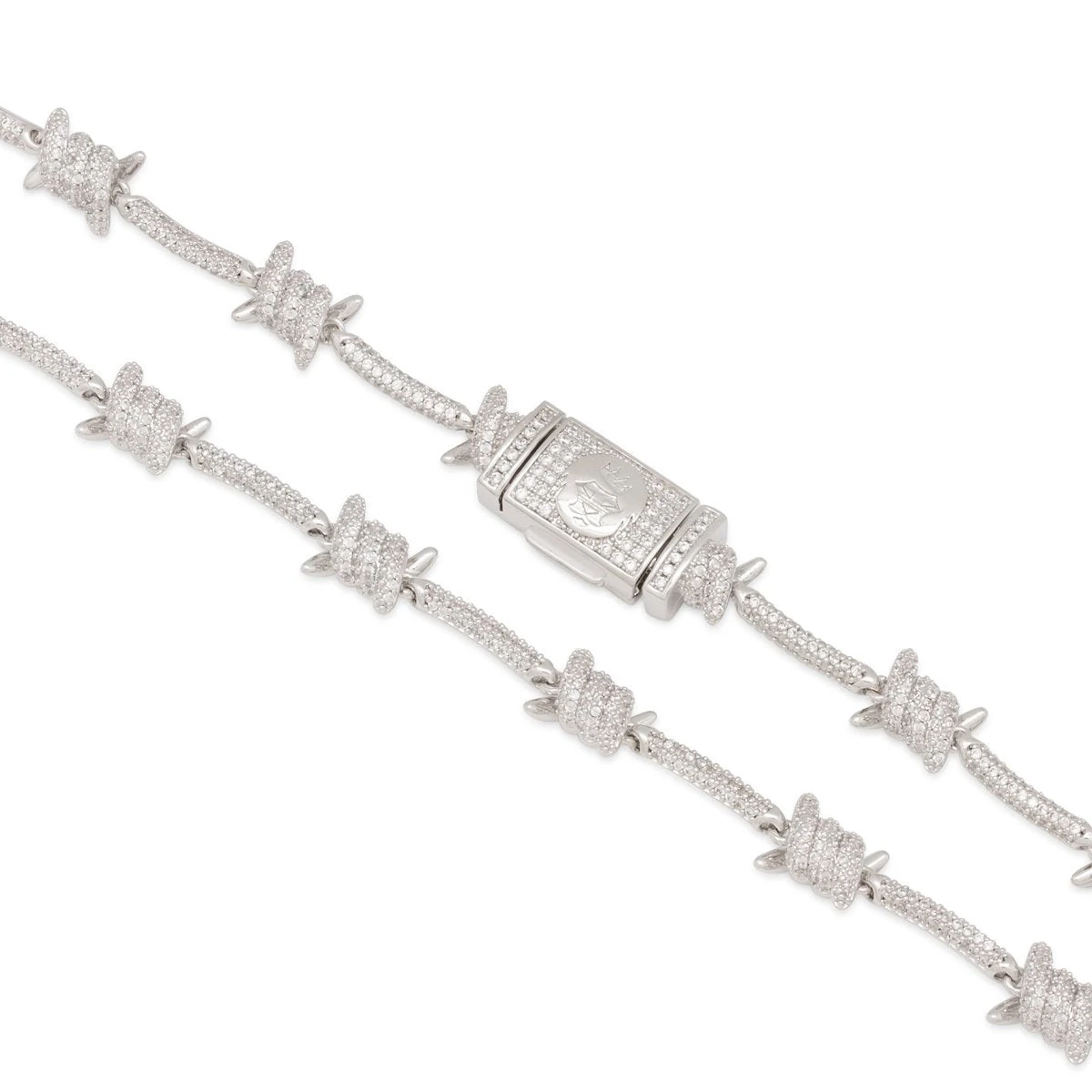 10mm Iced Barbed Wire Chain 6 10mm Iced Barbed Wire Chain - Image 6