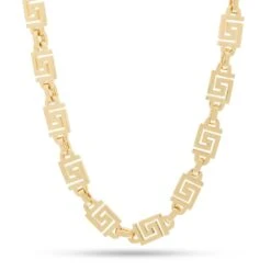 10mm Iced Greek Key Chain 14 10mm Iced Greek Key Chain -King Ice 10mm iced greek key chain king ice 30584269734063