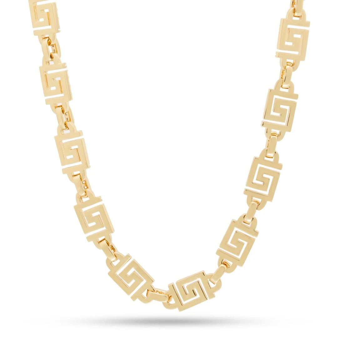 10mm Iced Greek Key Chain 3 10mm Iced Greek Key Chain - Image 3