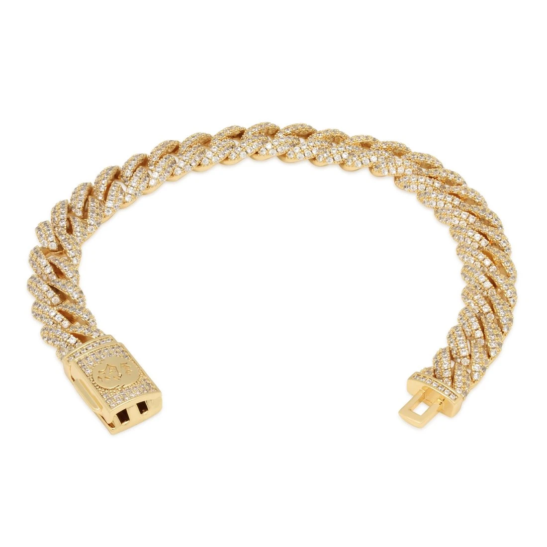 10mm Iced Miami Cuban Link Bracelet 3 10mm Iced Miami Cuban Link Bracelet - Image 3