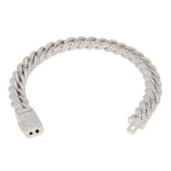 10mm Iced Miami Cuban Link Bracelet 10 10mm Iced Miami Cuban Link Bracelet -King Ice 10mm iced miami cuban bracelet king ice 30564322967727