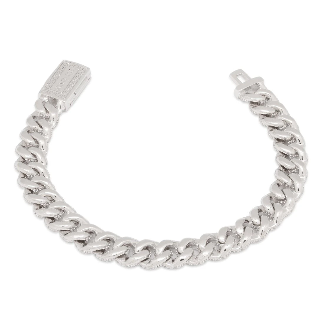 10mm Iced Miami Cuban Link Bracelet 6 10mm Iced Miami Cuban Link Bracelet - Image 6