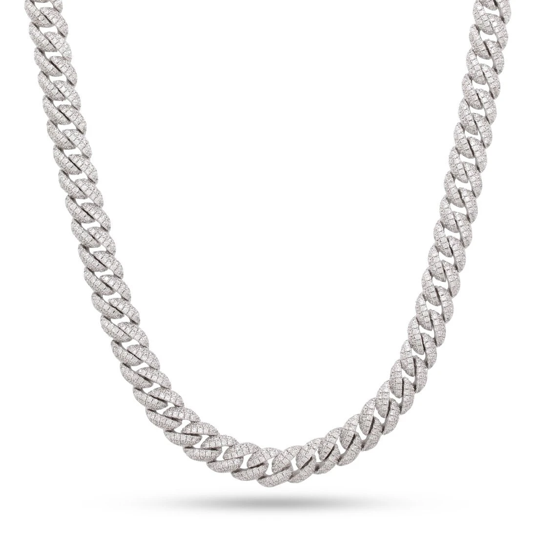 10mm Iced Miami Cuban Link Chain 5 10mm Iced Miami Cuban Link Chain - Image 5