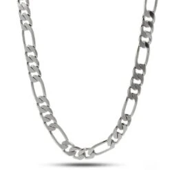 10mm Italian Figaro Chain -King Ice 10mm italian figaro chain gold plated white gold 18 king ice 30594349007023