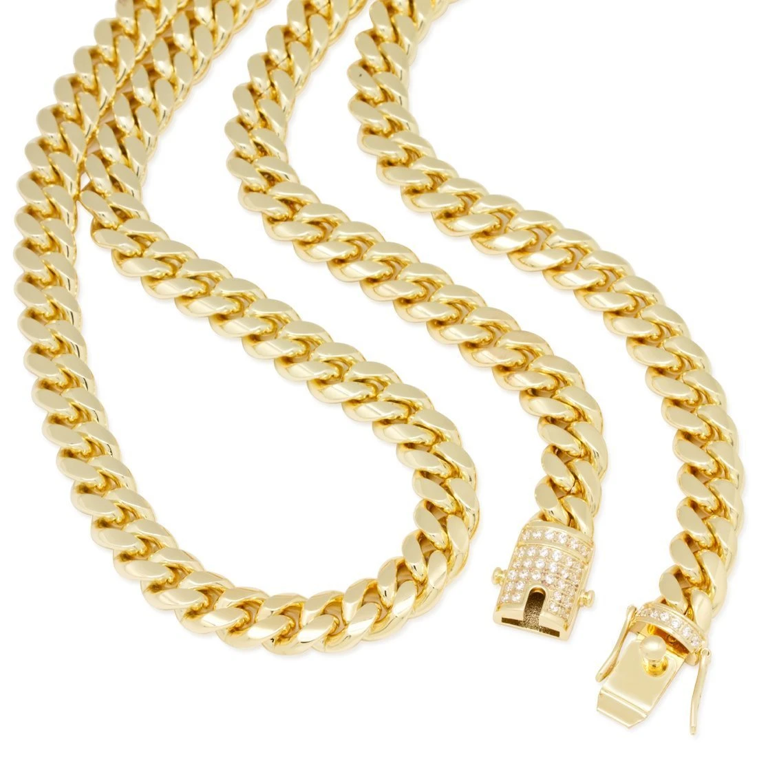 10mm Miami Cuban Link Chain 4 10mm Miami Cuban Link Chain - Image 4