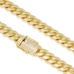 10mm Miami Cuban Link Chain 9 10mm Miami Cuban Link Chain -King Ice 10mm miami cuban chain king ice 30550518169775