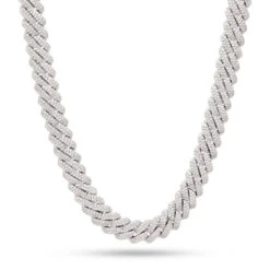 12mm Iced Diamond Cut Miami Cuban Link Chain -King Ice 12mm iced diamond cut miami cuban chain gold plated white gold 18 king ice 30596273668271