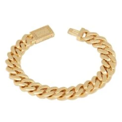 12mm Iced Miami Cuban Link Bracelet -King Ice 12mm iced miami cuban bracelet king ice 30596450320559