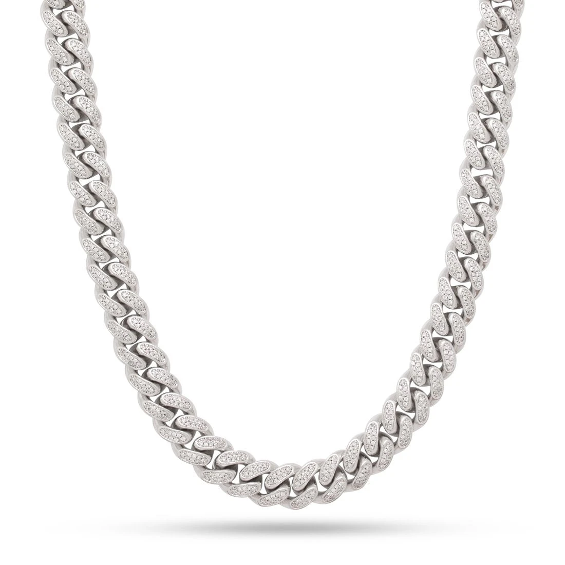 12mm Iced Miami Cuban Link Chain 4 12mm Iced Miami Cuban Link Chain - Image 4