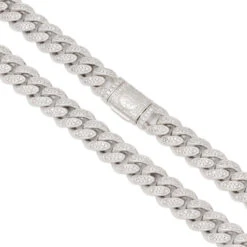 12mm Iced Miami Cuban Link Chain 11 12mm Iced Miami Cuban Link Chain -King Ice 12mm iced miami cuban chain king ice 30595323822255