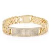 12mm Iced Miami Cuban Link ID Bracelet