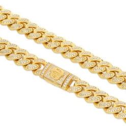 12mm Iced Miami Cuban Link Chain 8 12mm Iced Miami Cuban Link Chain -King Ice 12mm iced miami cuban link chain king ice 36624928342191