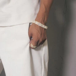 12mm Pyramid Studded Tennis Bracelet -King Ice 12mm pyramid studded tennis bracelet king ice 35113978626223