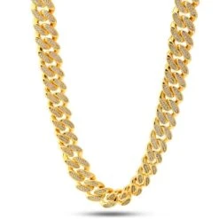 15mm Classic Iced Miami Cuban Link Chain