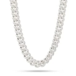 15mm Classic Iced Miami Cuban Link Chain -King Ice 15mm classic iced miami cuban chain gold plated white gold 18 king ice 22508651905199