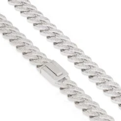 15mm Classic Iced Miami Cuban Link Chain -King Ice 15mm classic iced miami cuban chain king ice 22508652822703