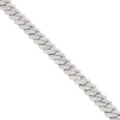 15mm Iced Diamond-Cut Miami Cuban Link Choker Chain 11 15mm Iced Diamond-Cut Miami Cuban Link Choker Chain -King Ice 15mm iced diamond cut miami cuban choker chain king ice 30922971611311