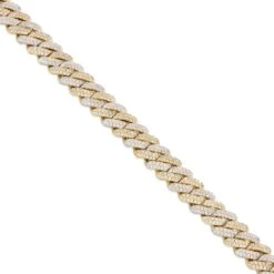15mm Iced Diamond-Cut Miami Cuban Link Choker Chain 13 15mm Iced Diamond-Cut Miami Cuban Link Choker Chain -King Ice 15mm iced diamond cut miami cuban choker chain king ice 30923116773551