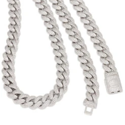 15mm Iced Miami Cuban Link Chain 12 15mm Iced Miami Cuban Link Chain -King Ice 15mm iced miami cuban chain king ice 30591880855727