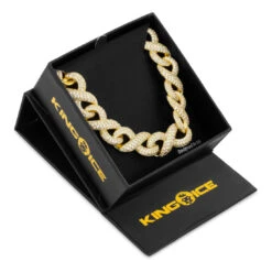 15mm Infinity Link Chain 19 15mm Infinity Link Chain -King Ice 15mm infinity link chain king ice 36163251634351