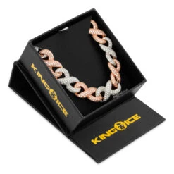 15mm Infinity Link Chain 27 15mm Infinity Link Chain -King Ice 15mm infinity link chain king ice 36163251699887