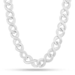 15mm Infinity Link Chain 21 15mm Infinity Link Chain -King Ice 15mm infinity link chain king ice 36163316220079