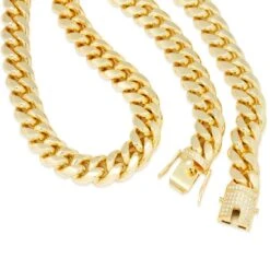 16mm Miami Cuban Link Chain 8 16mm Miami Cuban Link Chain -King Ice 16mm miami cuban chain king ice 30527828263087