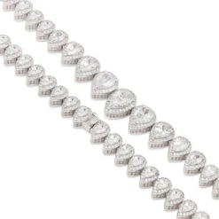 16mm Pear-Cut Tennis Chain -King Ice 16mm pear cut tennis chain king ice 30599625539759