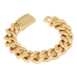 18mm Iced Baguette Miami Cuban Link Bracelet -King Ice 18mm iced baguette miami cuban bracelet king ice 30595735027887