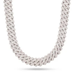 18mm Iced Diamond Cut Baguette Miami Cuban Link Chain 11 18mm Iced Diamond Cut Baguette Miami Cuban Link Chain -King Ice 18mm iced diamond cut baguette miami cuban chain gold plated white gold 18 king ice 30528556859567