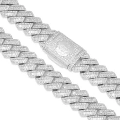 18mm Iced Diamond Cut Baguette Miami Cuban Link Chain 13 18mm Iced Diamond Cut Baguette Miami Cuban Link Chain -King Ice 18mm iced diamond cut baguette miami cuban chain king ice 30528488964271
