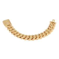 18mm Iced Diamond Cut Miami Cuban Link Bracelet -King Ice 18mm iced diamond cut miami cuban bracelet king ice 30595438215343