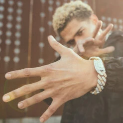 18mm Iced Diamond Cut Miami Cuban Link Bracelet -King Ice 18mm iced diamond cut miami cuban bracelet king ice 30595601137839