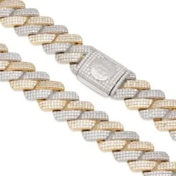 18mm Iced Diamond-Cut Miami Cuban Link Chain 19 18mm Iced Diamond-Cut Miami Cuban Link Chain -King Ice 18mm iced diamond cut miami cuban chain king ice 30519134650543