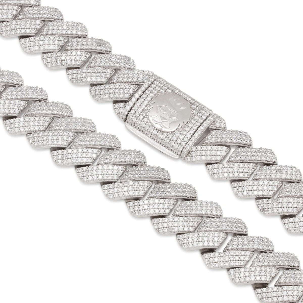 18mm Iced Diamond-Cut Miami Cuban Link Chain 7 18mm Iced Diamond-Cut Miami Cuban Link Chain - Image 7