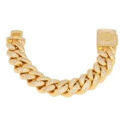 18mm Iced Miami Cuban Link Bracelet