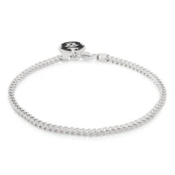 3mm Franco Bracelet -King Ice 2 5mm franco bracelet sterling silver white gold 7 king ice 30923024433327
