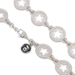 20mm Circled Star Chain -King Ice 20mm circled star chain king ice 31650369241263
