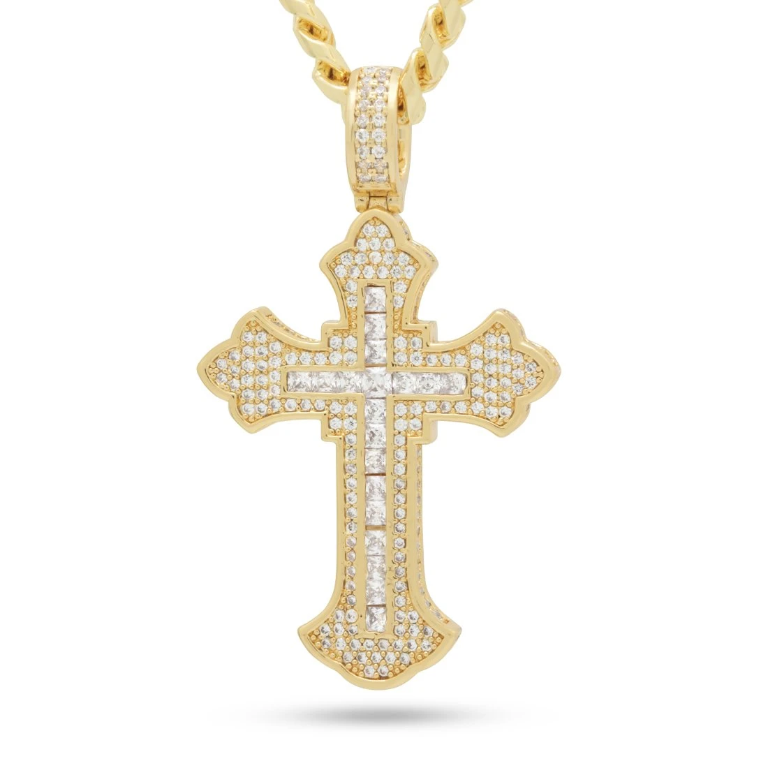 Fleur De Lis Cross Necklace 1 Fleur De Lis Cross Necklace