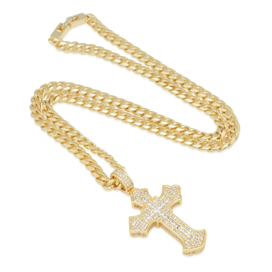 Fleur De Lis Cross Necklace 2 Fleur De Lis Cross Necklace - Image 2