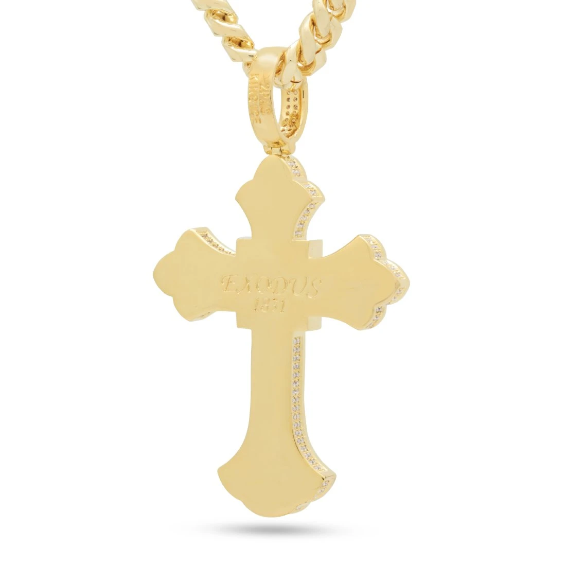 Fleur De Lis Cross Necklace 6 Fleur De Lis Cross Necklace - Image 6