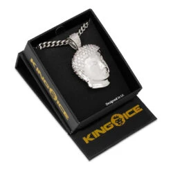 3D Boss Enlightened Buddha Necklace 18 3D Boss Enlightened Buddha Necklace -King Ice 3d boss enlightened buddha necklace king ice 30591813419183