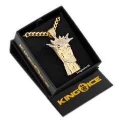 3D Boss Holy One Necklace -King Ice 3d boss holy one necklace king ice 31689740615855