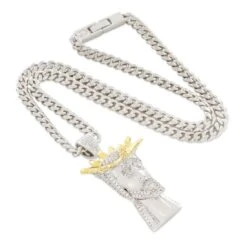 3D Boss Holy One Necklace -King Ice 3d boss holy one necklace king ice 31689740910767