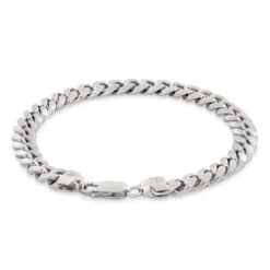 3mm Miami Cuban Link Bracelet -King Ice 3mm miami cuban bracelet king ice 34856219050159