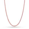 3mm Pink Tennis Chain