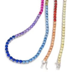 3mm Spectrum Tennis Chain -King Ice 3mm spectrum tennis chain king ice 30548827340975